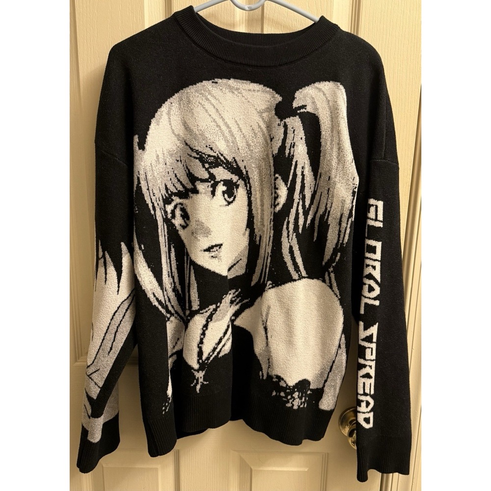MadeExtreme Death Note Sweater Mis Misa‎ Anime Japan XL Black